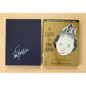 Shel Silverstein Books Lot of 2 Light in the Attic Falling Up Hardcovers EUC‎